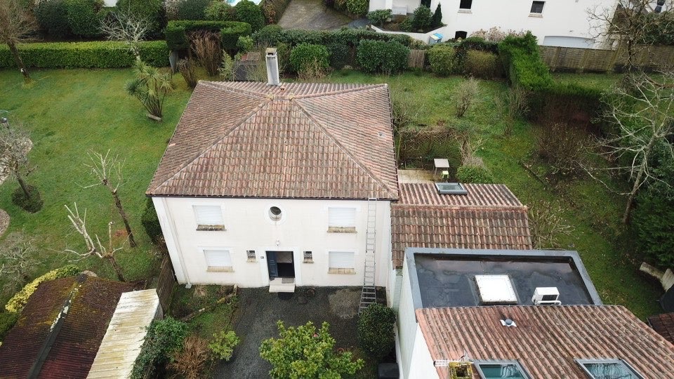 Photo drone inspection toiture Nantes