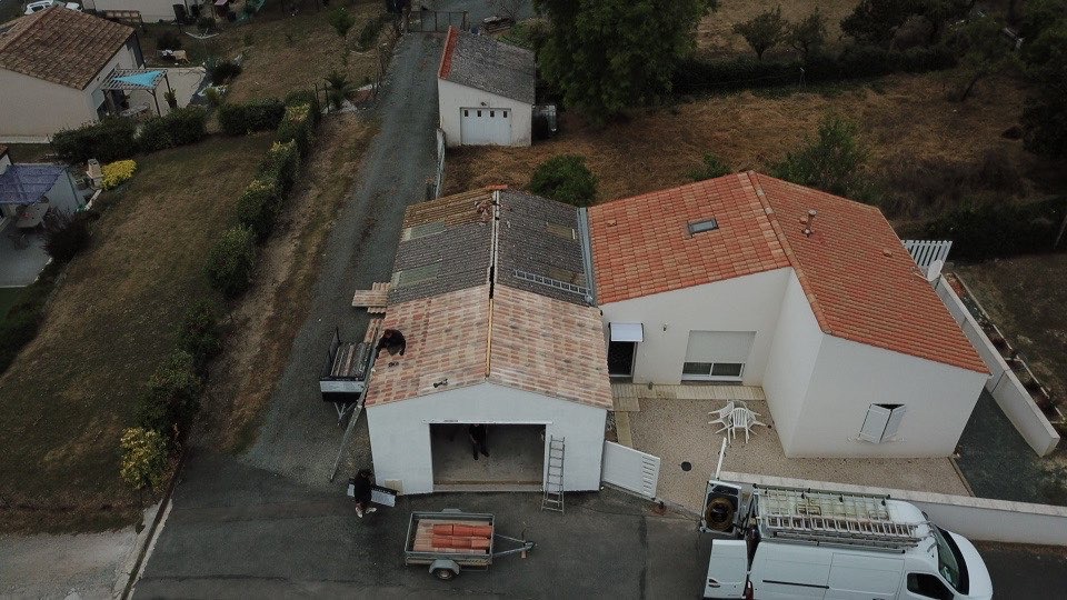 Chantier drone en cours